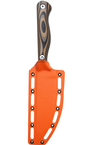 Ovis Hunter S.E. 2.0 in orange Kydex sheath (reference)